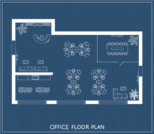 Office floor plan